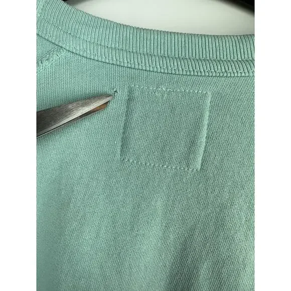 *Flaw Todd Snyder x Champion Midweight Pocket Sweatshirt Mint Green Crewneck 2XL - Picture 12 of 16